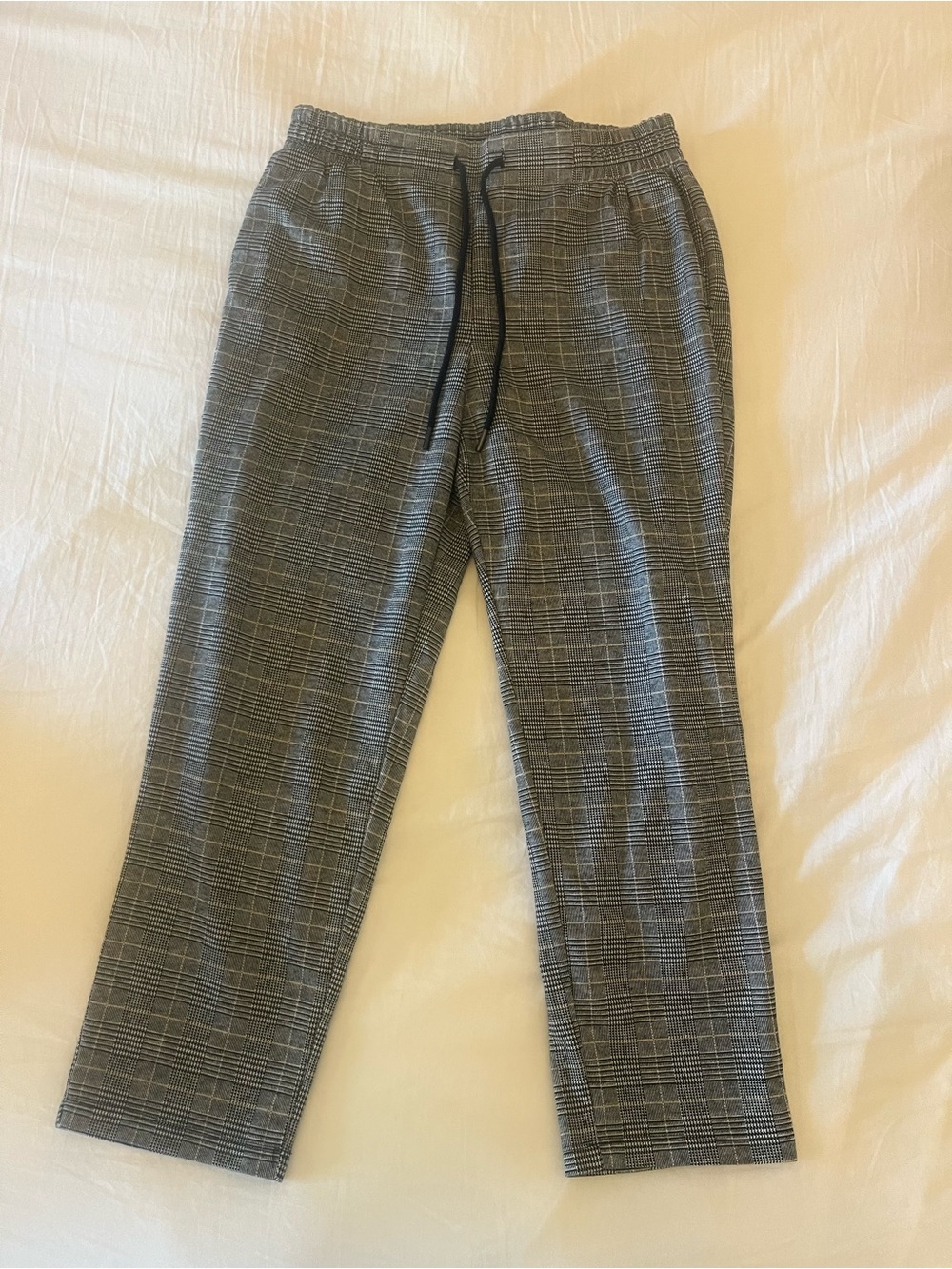 a new day Gray Plaid Jogger Pants - Tailored Casual